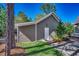 View of the rear of the home showing the backyard, siding and architectural details at 1539 Old Town Ave., Georgetown, SC 29440