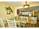 Charming dining area with a view of the kitchen and stylish decor at 2007 S Ocean Blvd. # 1106, Myrtle Beach, SC 29577