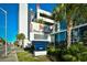 Beautifully landscaped grounds with sign for Grand Atlantic Ocean Resort at 2007 S Ocean Blvd. # 1106, Myrtle Beach, SC 29577