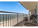 Spacious balcony with ocean view and comfortable seating area at 2007 S Ocean Blvd. # 1106, Myrtle Beach, SC 29577