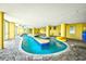 Attractive indoor lazy river with a winding layout and inviting blue waters for relaxation at 2007 S Ocean Blvd. # 1106, Myrtle Beach, SC 29577