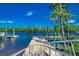 Dock and boat slip perfect for fishing, boating, or simply enjoying the water at 2840 Mcleod Ln., Myrtle Beach, SC 29588