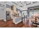 Gourmet kitchen featuring stainless steel appliances, granite countertops, and a large island at 2840 Mcleod Ln., Myrtle Beach, SC 29588