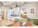 Open kitchen and dining area flowing into the living room, showcasing a seamless and sociable space at 3964 Lochview Dr., Myrtle Beach, SC 29588