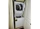 Convenient in-unit stacked washer and dryer maximizes space for laundry needs at 504 N Ocean Blvd. # 701, Myrtle Beach, SC 29577