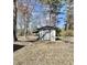 Exterior shot of the backyard with a storage shed at 57 Tallahassee Rd., Georgetown, SC 29440