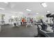 Well-equipped gym featuring treadmills, elliptical machines, weights and other exercise machines at 601 N Hillside Dr. # 2331, North Myrtle Beach, SC 29582