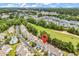 Aerial shot of a residential area next to a golf course at 6095 Catalina Dr. # 1614, North Myrtle Beach, SC 29582