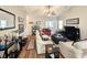 Spacious living room with vaulted ceilings and attractive hardwood floors at 80-2 Knight Circle # 2, Pawleys Island, SC 29585