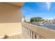 View from the balcony showcasing the pool area, parking lot and more at 9661 Shore Dr. # A-21, Myrtle Beach, SC 29572