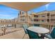 Enjoy the view from this condo balcony complete with outdoor seating for relaxing at 9661 Shore Dr. # A-21, Myrtle Beach, SC 29572