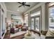 Bright living room with water views, comfortable seating, and natural light at 1006 James Island Ave., North Myrtle Beach, SC 29582