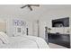 Comfortable primary bedroom with vaulted ceiling at 1024 Stanton Pl. # 1024, Myrtle Beach, SC 29579