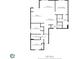 Detailed floor plan showcasing the layout of the home, including the living room, kitchen, bedrooms, and bathrooms at 1119 Maxwell Dr., Little River, SC 29566