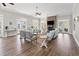 The clubhouse living room provides a cozy place to relax in comfortable surroundings at 1186 Pyxie Moss Dr., Little River, SC 29566