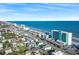 This coastal aerial showcases a resort near the beach, offering beautiful homes and an ocean lifestyle at 1210 N Waccamaw Dr. # 1507, Murrells Inlet, SC 29576