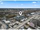 Drone shot displaying the building's location near local waterway at 123 N Dogwood St. # 107, Garden City Beach, SC 29576