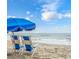 Enjoy ocean views relaxing under an umbrella in comfortable beach chairs at 1501 Ocean Blvd. S # 607, Myrtle Beach, SC 29577