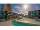 View of the Wave Rider hotel pool at 1600 S Ocean Blvd. # 148, Myrtle Beach, SC 29577