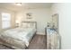 Comfortable bedroom with rustic wood furniture at 204 Juniata Loop, Little River, SC 29566