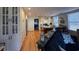 Large kitchen with stainless appliances, granite countertops and center island with pendant lighting at 213 S Farr Ave., Andrews, SC 29510