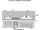 Detailed architectural elevation diagram featuring roof slopes, overhangs, and material specifications at 2315 Withers St., Georgetown, SC 29440
