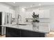 Modern kitchen with stainless steel appliances, granite counters and subway tile backsplash at 236 Craigflower Ct., Longs, SC 29568