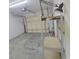 Spacious garage with an electric door and workbench at 264 La Patos Dr., Myrtle Beach, SC 29588