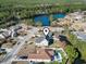 Aerial view of a neighborhood featuring lush greenery and water features at 2668 Corn Pile Rd., Myrtle Beach, SC 29588