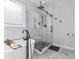 Modern bathroom featuring a glass shower, freestanding tub, and elegant fixtures at 2668 Corn Pile Rd., Myrtle Beach, SC 29588