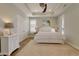 Relaxing bedroom featuring a ceiling fan, an area rug and great natural light at 417 Seabreeze Dr., Garden City Beach, SC 29576