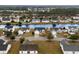 Serene aerial view of a home located on a waterfront property in a quiet neighborhood at 4355 Heartwood Ln., Myrtle Beach, SC 29579