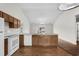 Well-lit open kitchen offers a breakfast bar and flows into the adjoining room at 4355 Heartwood Ln., Myrtle Beach, SC 29579