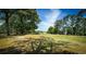 Expansive view of the golf course featuring mature trees and a clear blue sky, offering a serene environment at 4430 Eastport Blvd. # L9, Little River, SC 29566