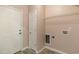 Laundry room with modern tile flooring and washer hookups at 505 Hay Hill Ln. # B, Myrtle Beach, SC 29579