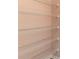 Interior view of the pantry with built in coated wire shelving at 505 Hay Hill Ln. # B, Myrtle Beach, SC 29579