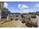 Charming deck is perfect for outdoor dining with picturesque lake views at 517 Antebellum Ln., Georgetown, SC 29440