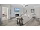 Cozy living room features a fireplace, large TV, and comfortable seating, perfect for relaxing and entertaining at 517 Antebellum Ln., Georgetown, SC 29440