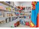 Walk-in pantry with ample shelving for organized storage at 546 Calhoun Falls Dr., Myrtle Beach, SC 29577