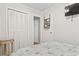 Neutral bedroom with a closet and wood-look floors at 6000 North Ocean Blvd. # 204, North Myrtle Beach, SC 29582