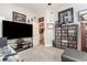 Relaxed living room with large TV and ample storage at 601 Tradewind Ct., North Myrtle Beach, SC 29582