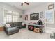 Casual living room with comfortable furniture and natural light at 601 Tradewind Ct., North Myrtle Beach, SC 29582