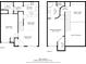 Detailed floor plan showcasing the layout of both floors, including room dimensions at 617 14Th Ave. S # 83, Surfside Beach, SC 29575