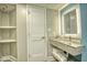 Stylish bathroom with granite countertops, modern fixtures, and ample storage space at 7200 Ocean Blvd. N # 1059, Myrtle Beach, SC 29572