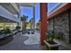 Outdoor common area with tables, chairs, and walkway at 7200 Ocean Blvd. N # 1059, Myrtle Beach, SC 29572