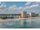 Beautiful aerial view of the beach and surrounding hotels and condos at 900 N Waccamaw Dr. # 301, Garden City Beach, SC 29576