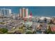 Overhead view of property, showcasing its beachside location at 900 N Waccamaw Dr. # 301, Garden City Beach, SC 29576