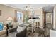 Comfortable dining area adjacent to kitchen featuring dining table at 900 N Waccamaw Dr. # 301, Garden City Beach, SC 29576