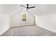 Bedroom featuring carpet, neutral walls, modern ceiling fan and bright light from a single window at 1052 Merritt Rd, Conway, SC 29526