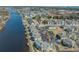 Aerial view of complex community, a pool, waterway, and neighborhood at 212 Landing Rd. # G, North Myrtle Beach, SC 29582